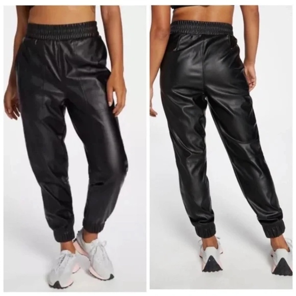 NWOT Calia Faux Leather Joggers